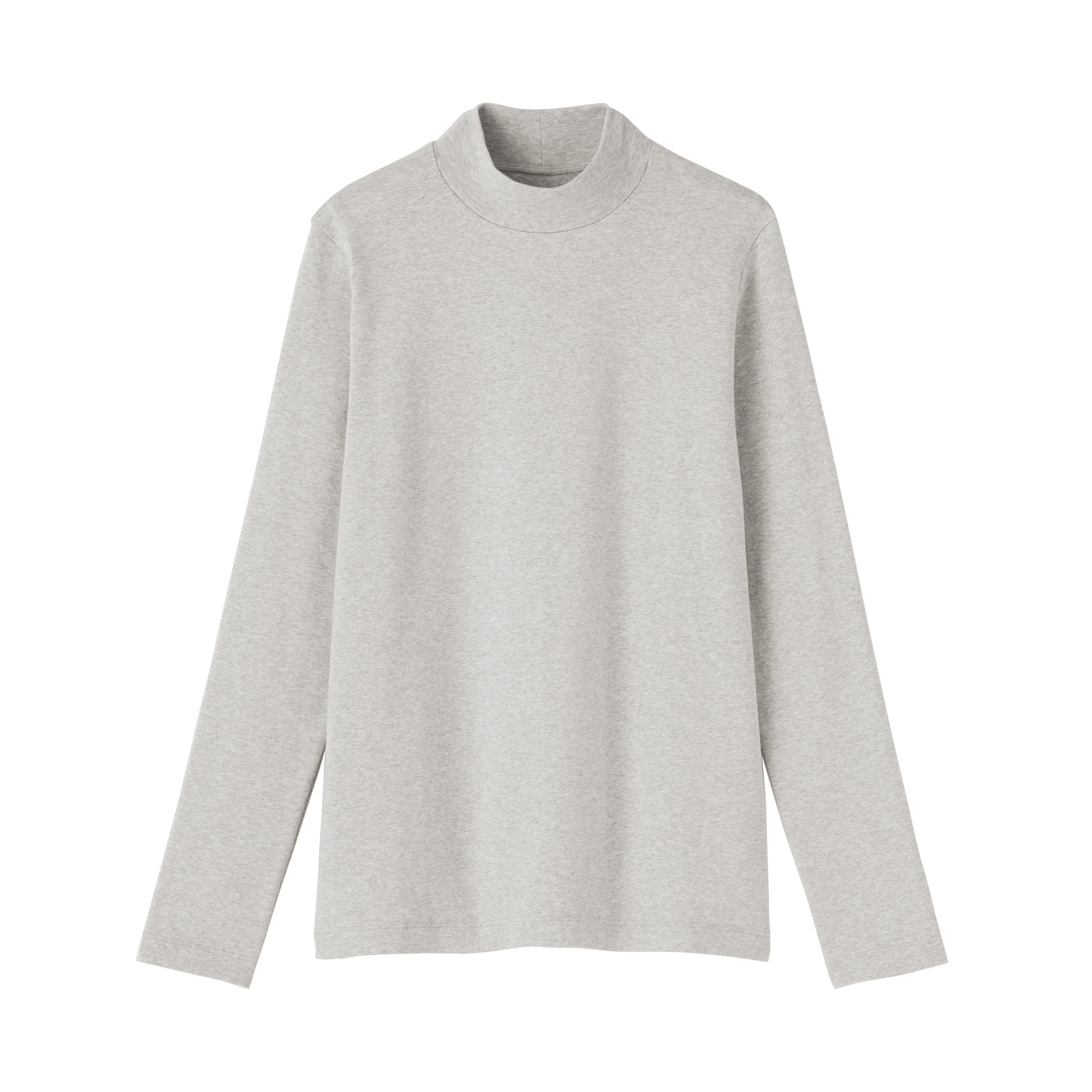 婦人　起毛フライス編みハイネック長袖Ｔシャツ