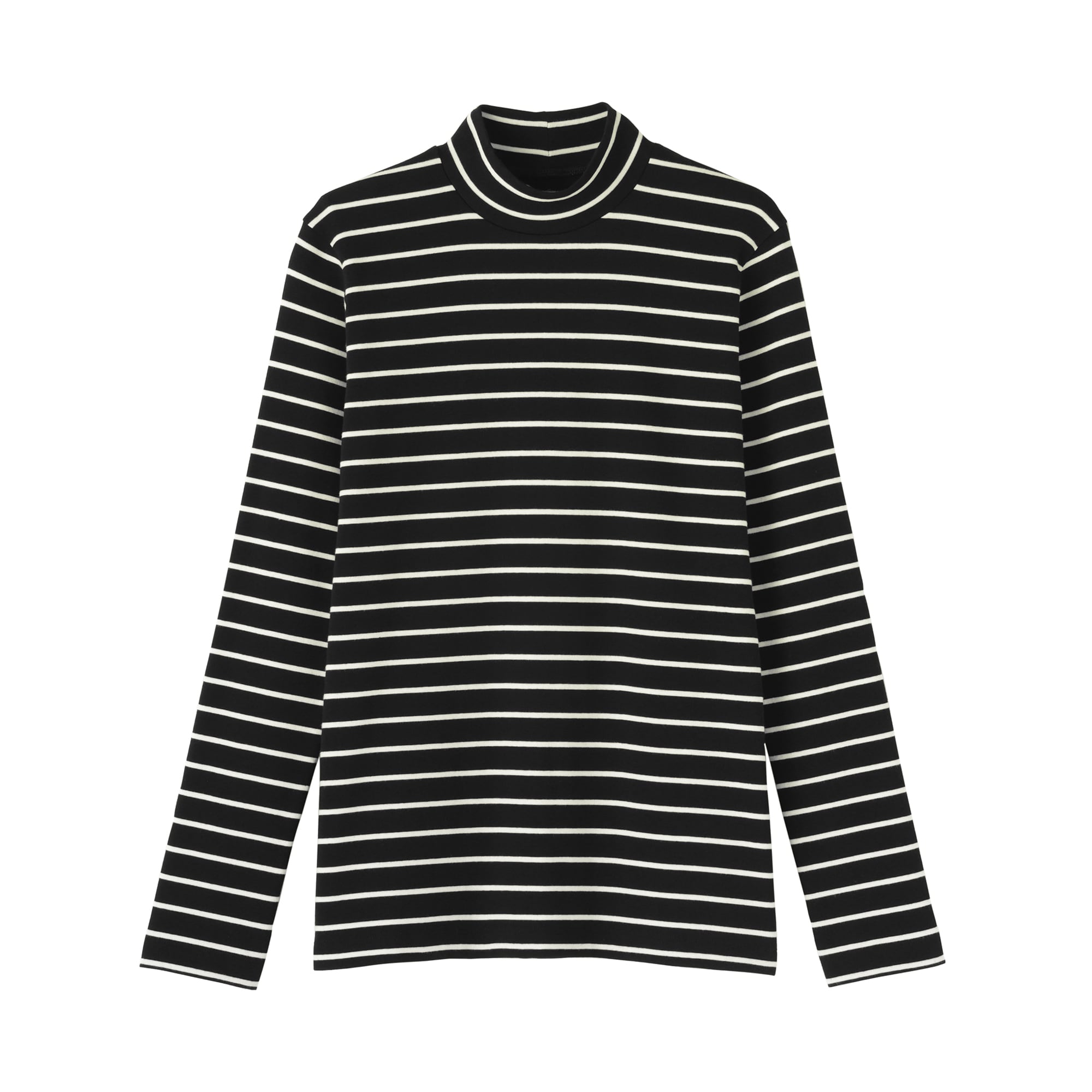 婦人 起毛フライス編みハイネック長袖Tシャツ | 無印良品