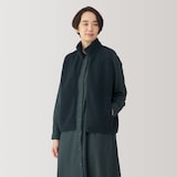 婦人　ボアフリースベスト