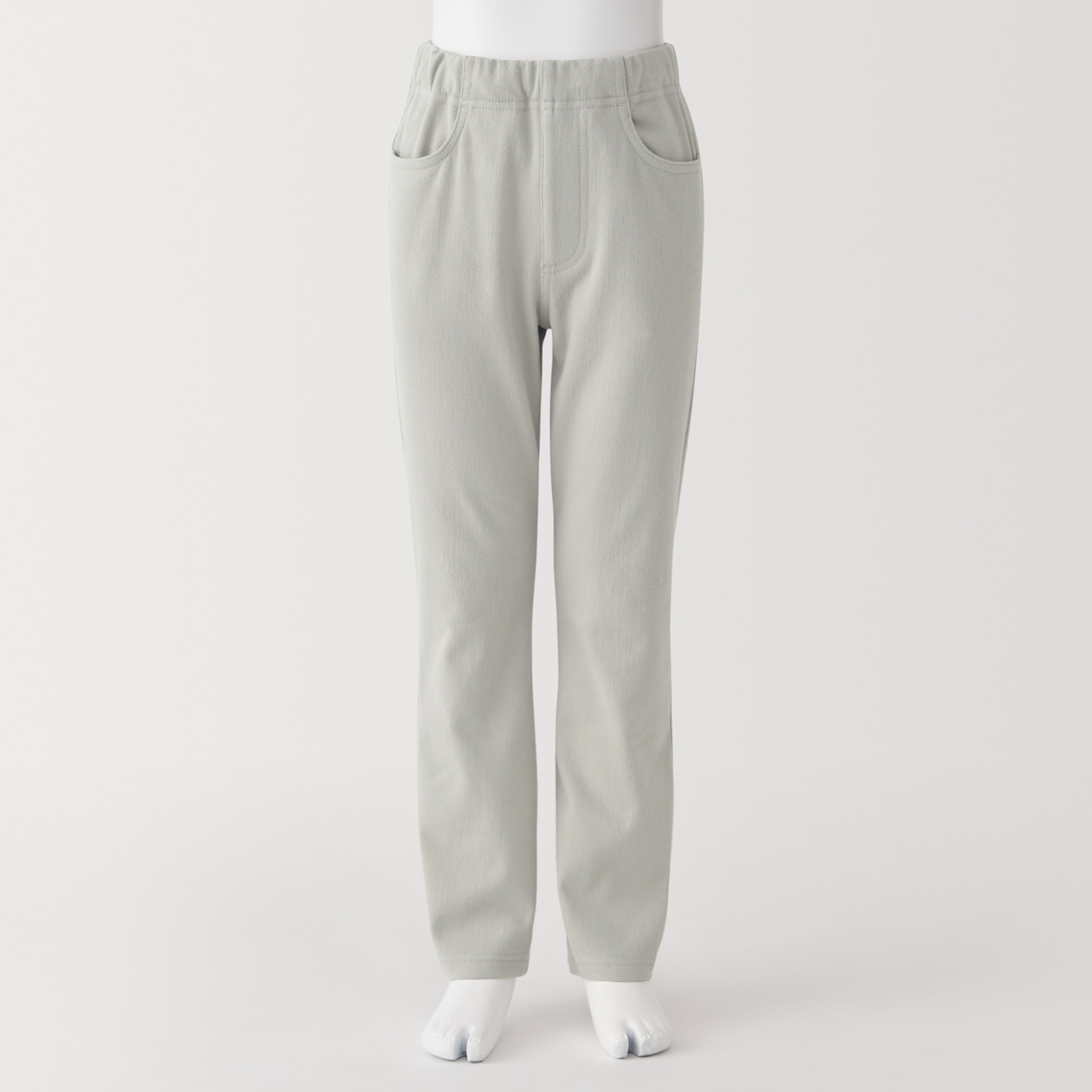 キッズ　裏起毛スリムフィットパンツ