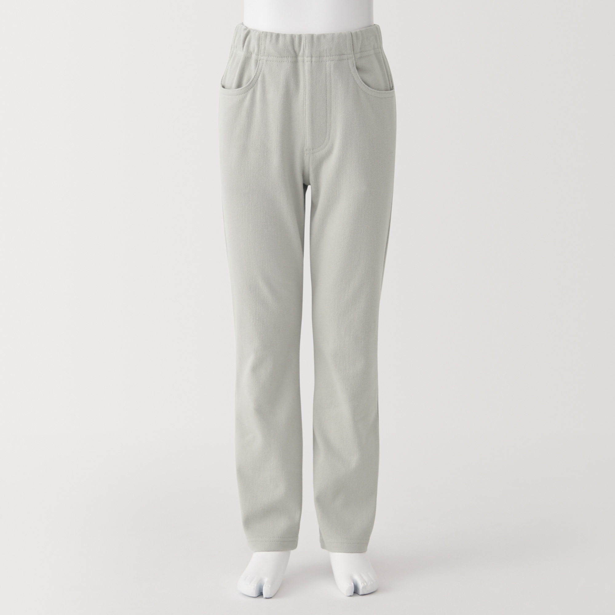 キッズ　裏起毛スリムフィットパンツ