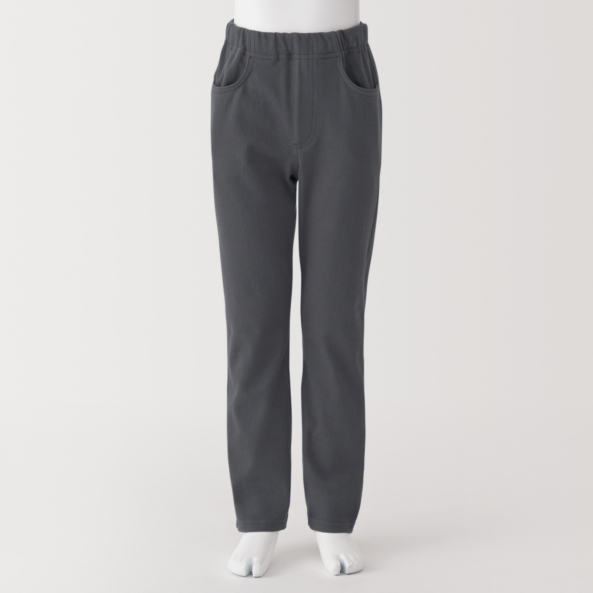 キッズ　裏起毛スリムフィットパンツ