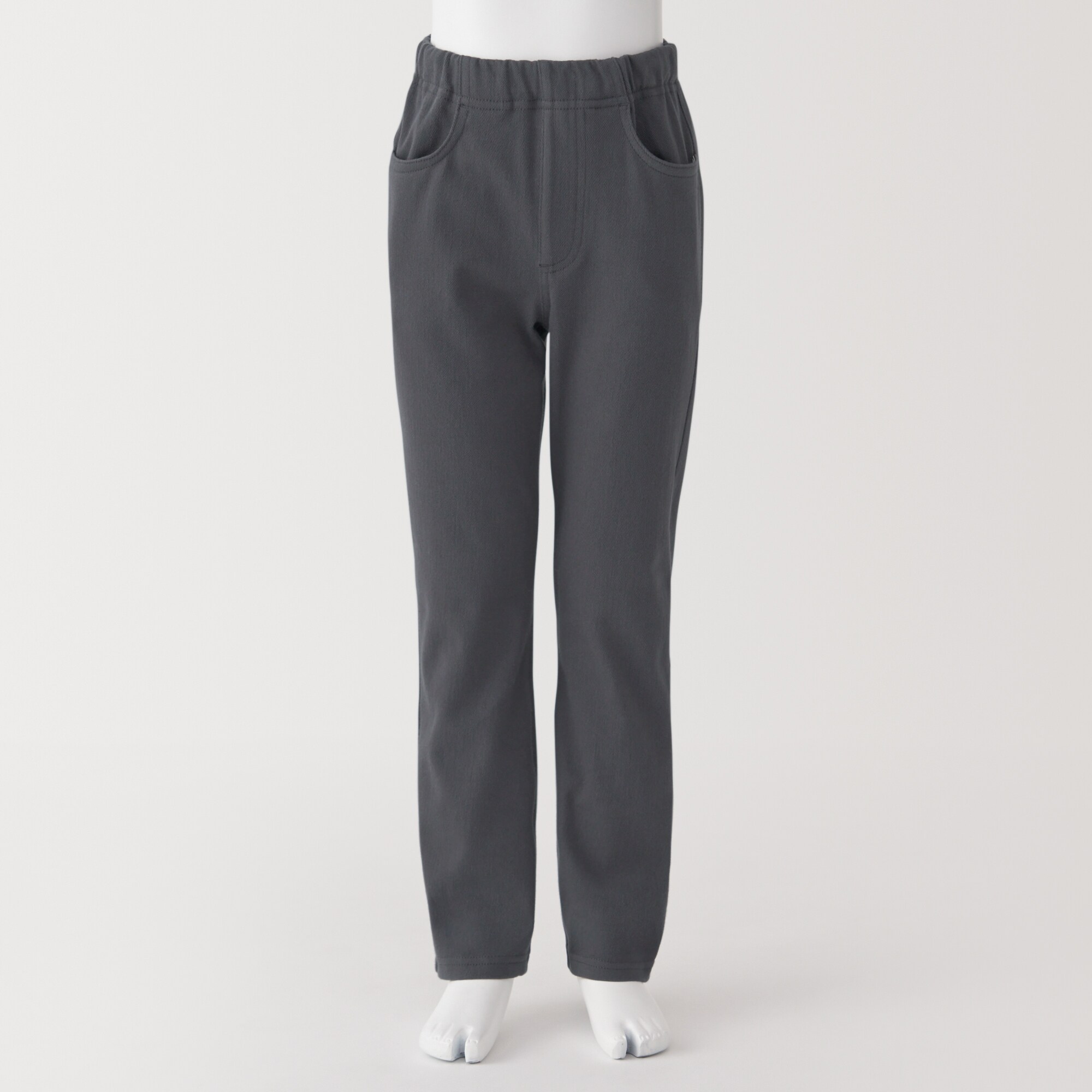 キッズ　裏起毛スリムフィットパンツ