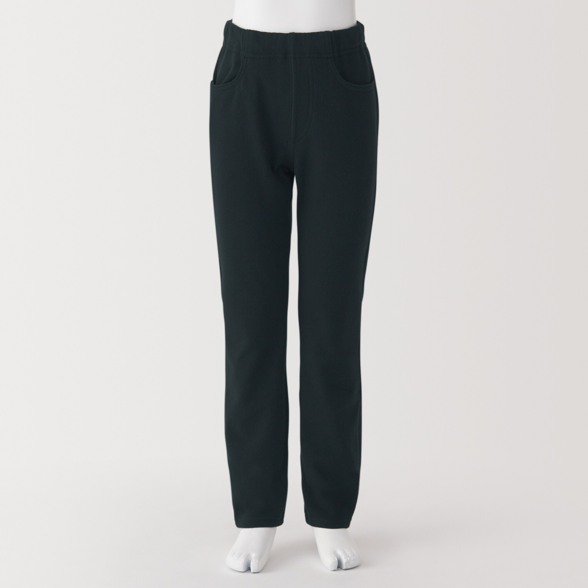 キッズ　裏起毛スリムフィットパンツ