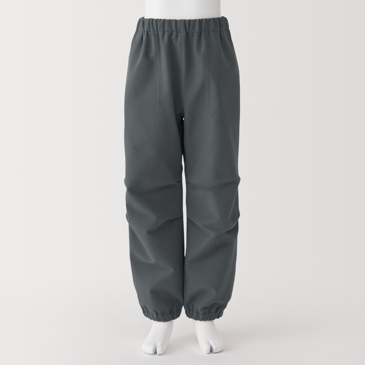 キッズ　防風裏起毛ストレッチジョガーパンツ