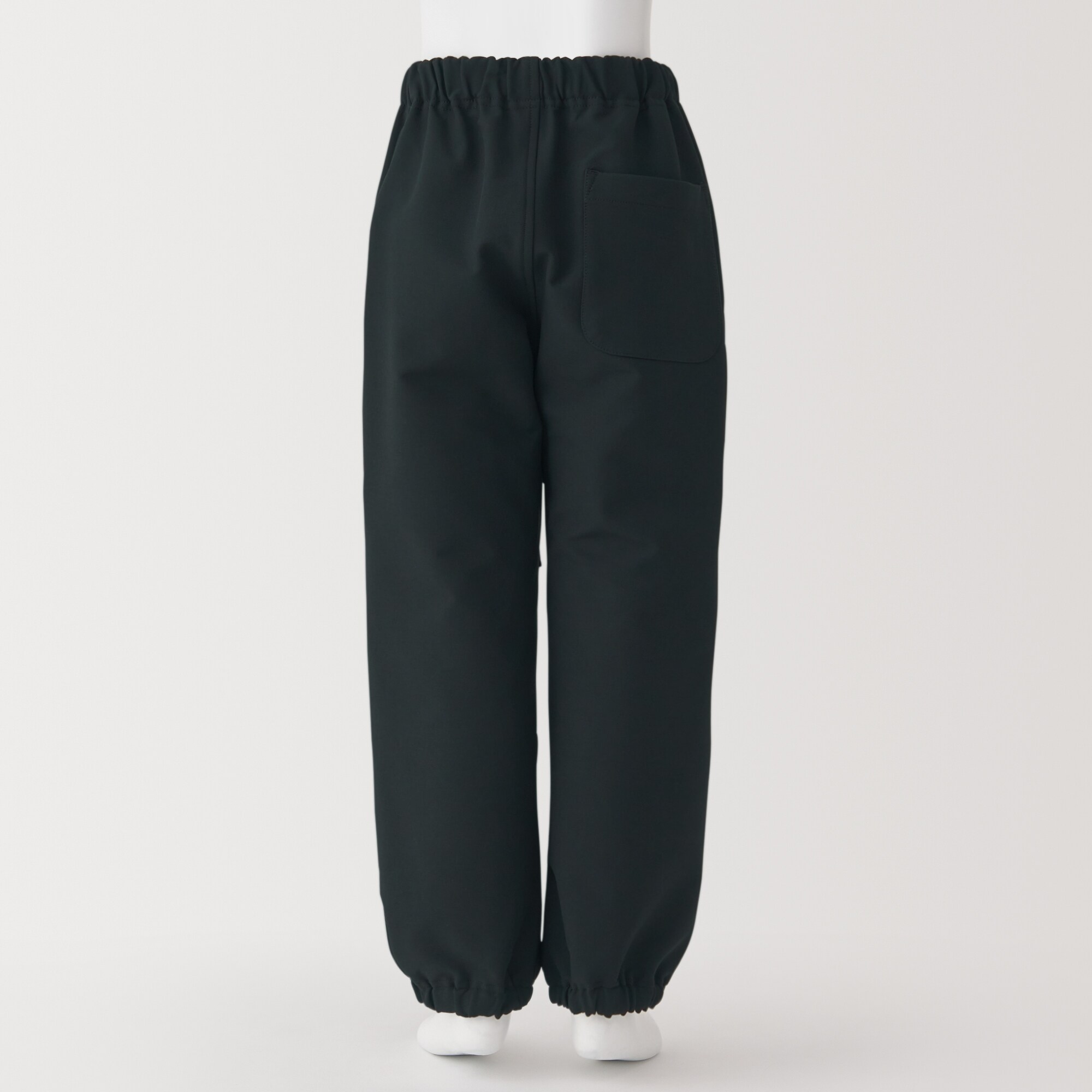 キッズ 防風裏起毛ストレッチジョガーパンツ | 無印良品