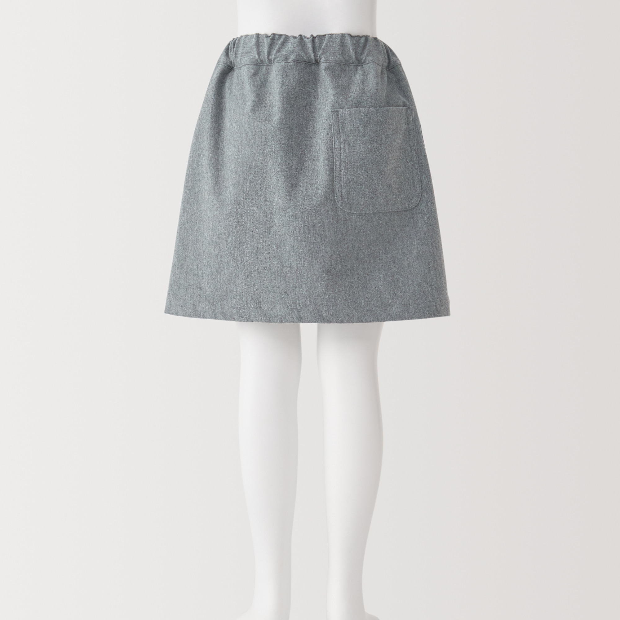 キッズ　ストレッチ起毛スカート