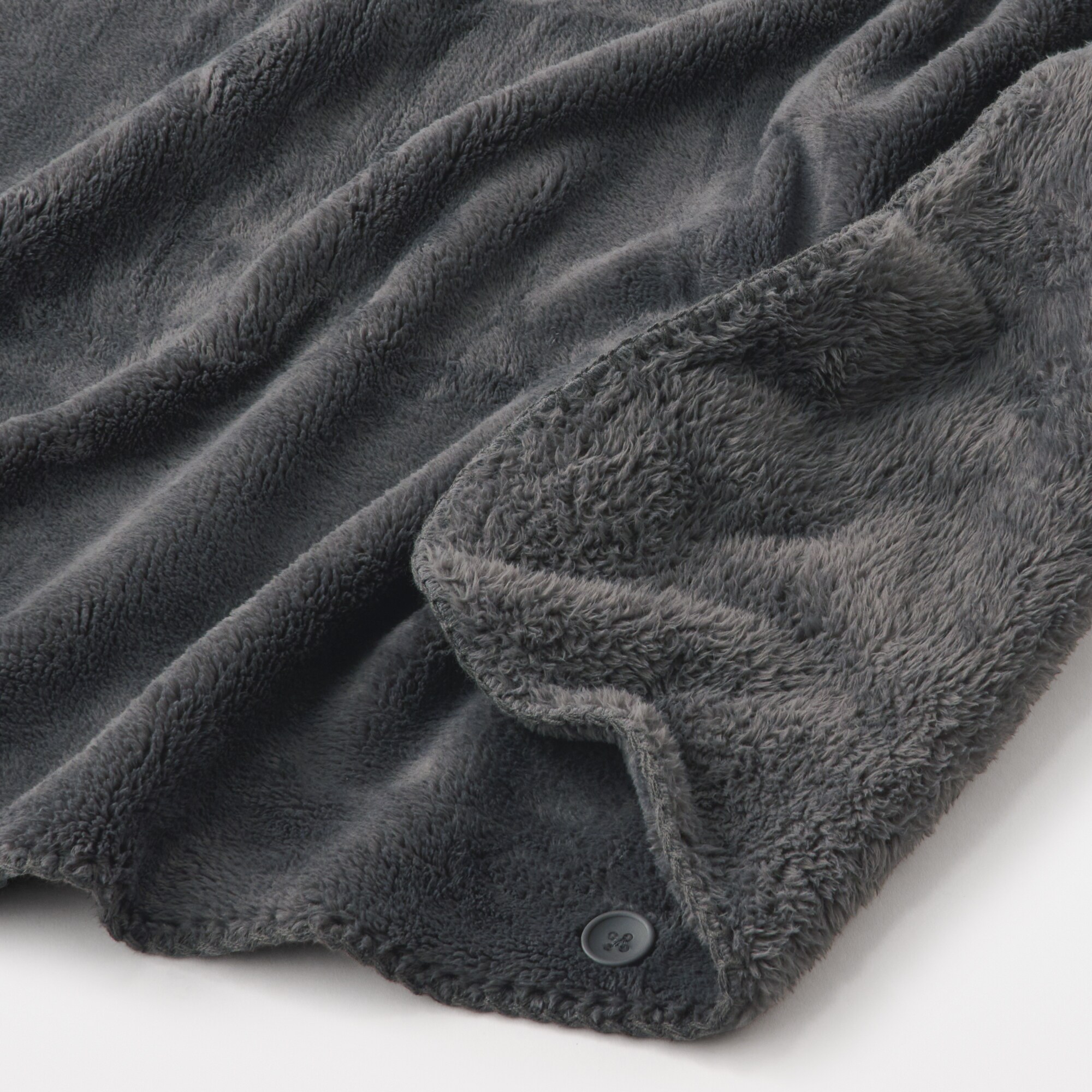 再生ポリエステル あたたかファイバー厚手ハーフケット | 無印良品