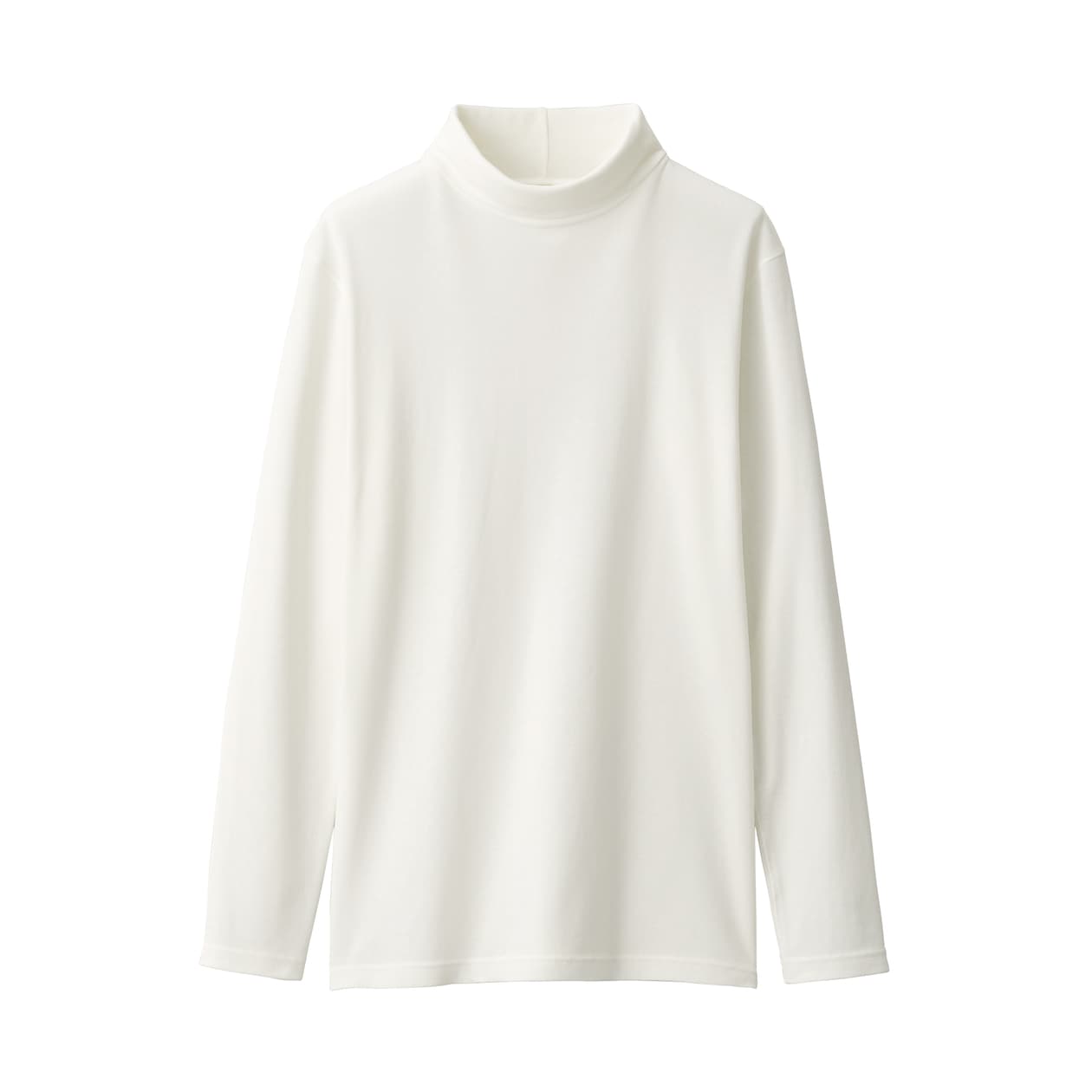 婦人　あったか綿　厚手　タートルネック長袖Ｔシャツ