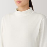 婦人　あったか綿　厚手　タートルネック長袖Ｔシャツ