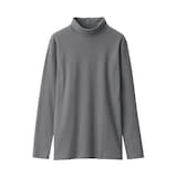 婦人　あったか綿　厚手　タートルネック長袖Ｔシャツ