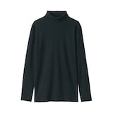 婦人　あったか綿　厚手　タートルネック長袖Ｔシャツ