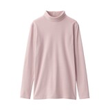 婦人　あったか綿　厚手　タートルネック長袖Ｔシャツ