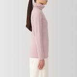 婦人　あったか綿　厚手　タートルネック長袖Ｔシャツ