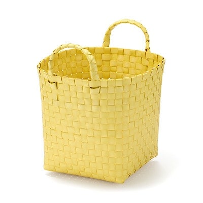 ポリプロピレン　梱包用バンド　手編みバスケット　小