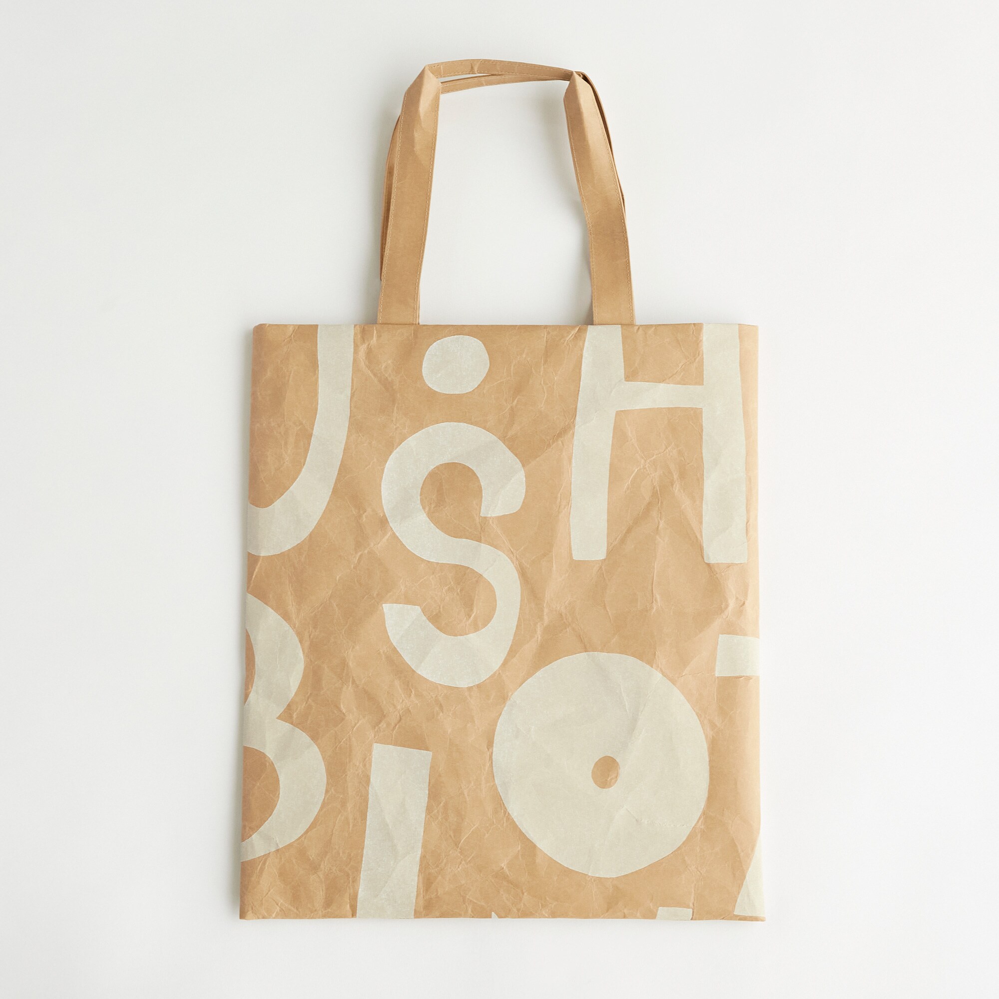 ［ＩＤＥＥ］柚木沙弥郎デザイン　ＳＩＷＡ　ＦＬＡＴバッグ　Ｌ　アルファベット