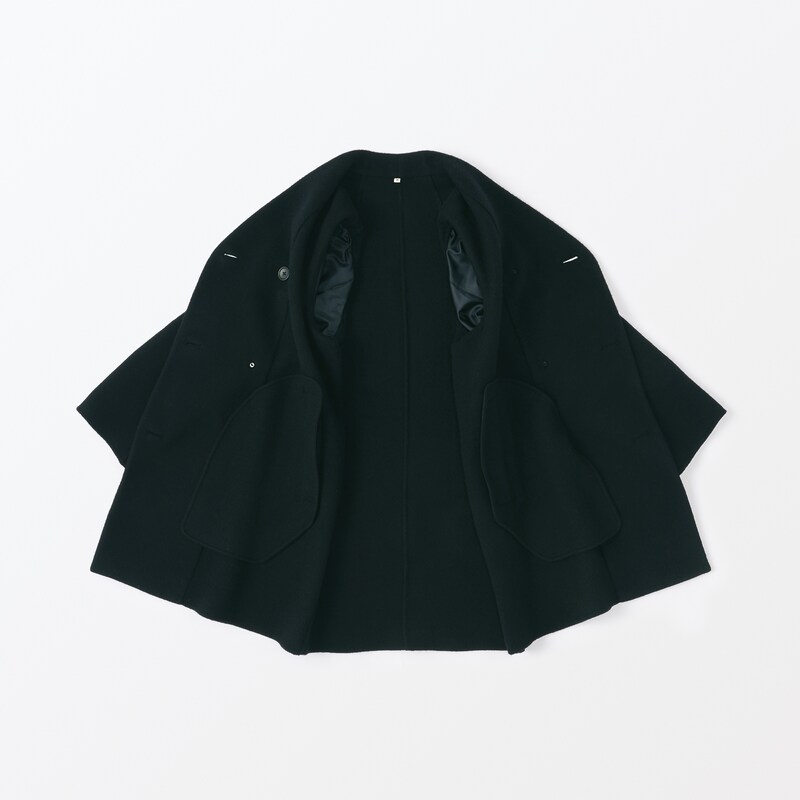 婦人 カシミヤ混ノーカラーコート | 無印良品