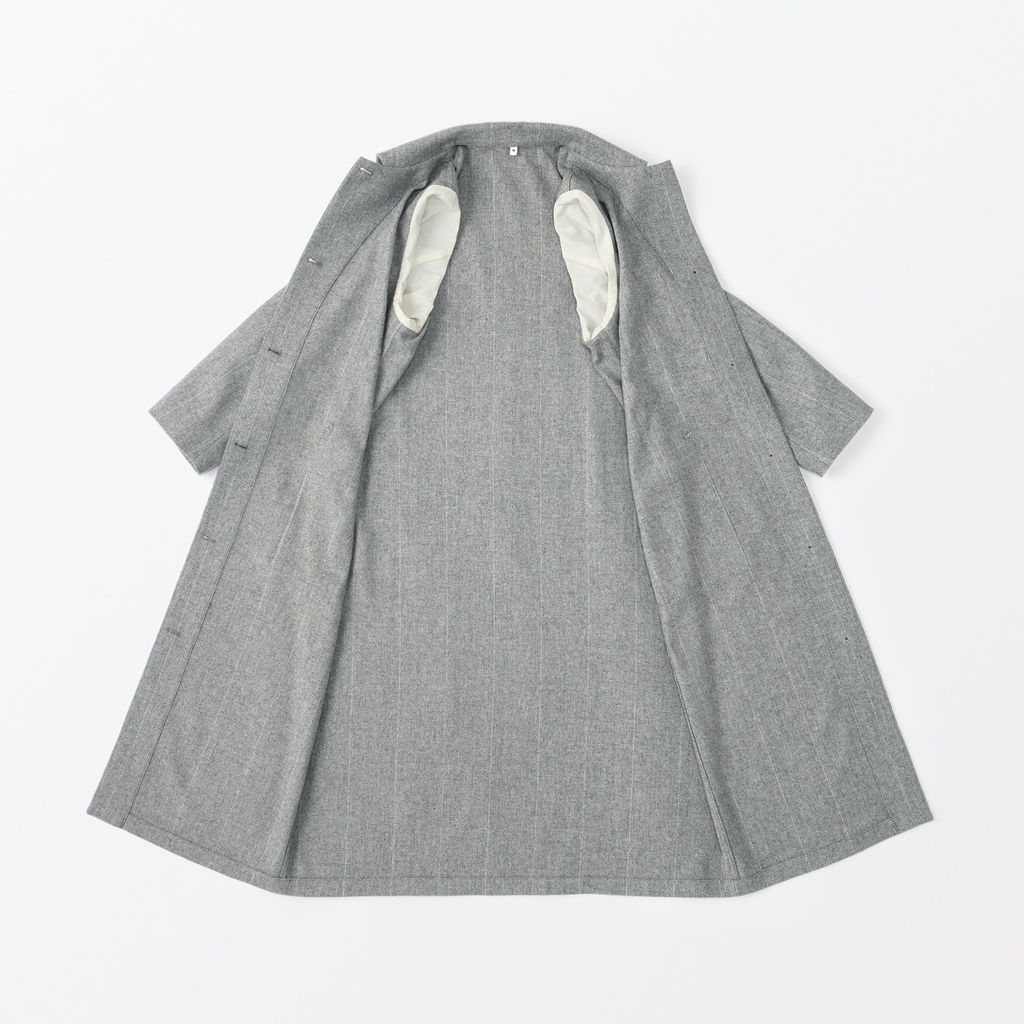 婦人　ウール混ロングコート