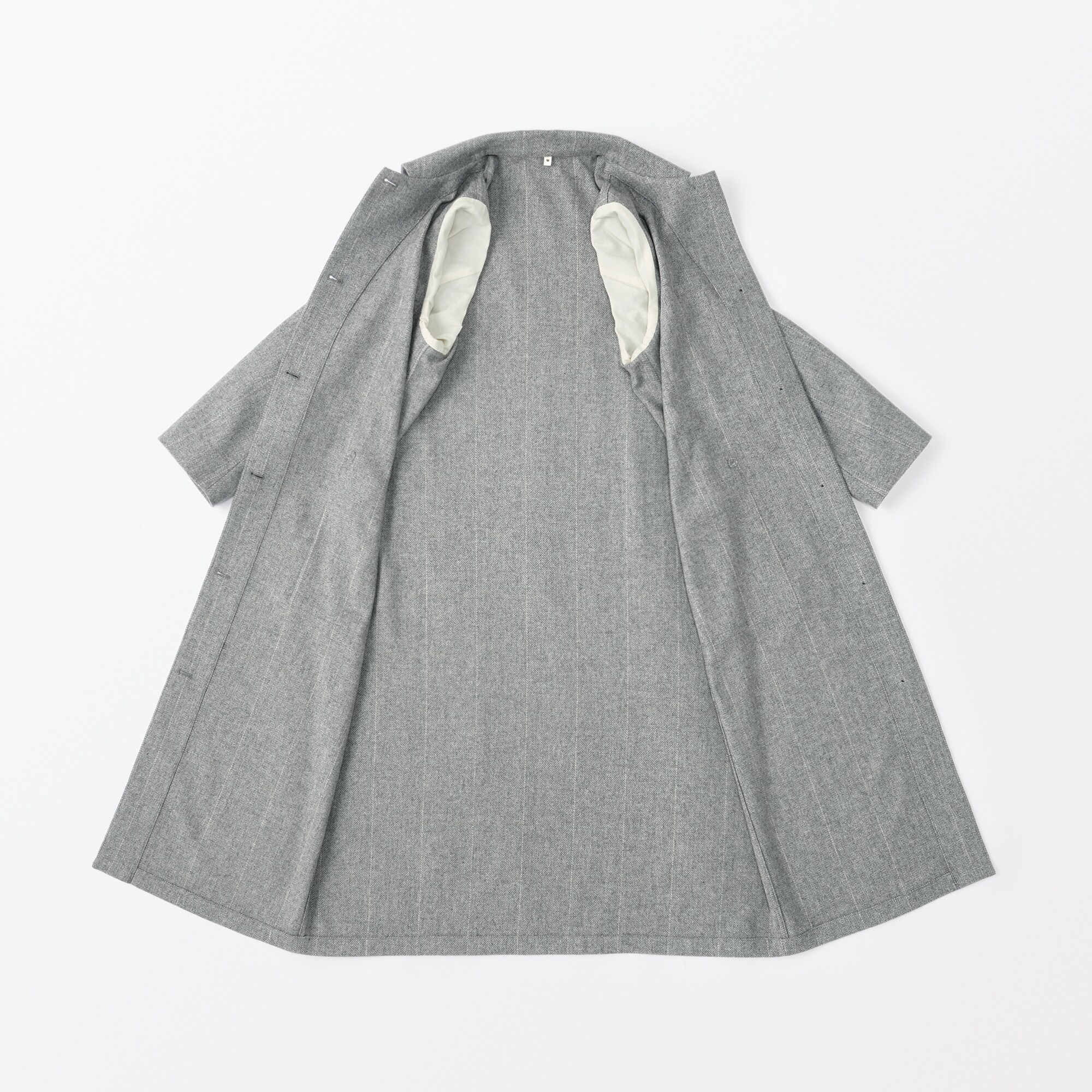 婦人　ウール混ロングコート