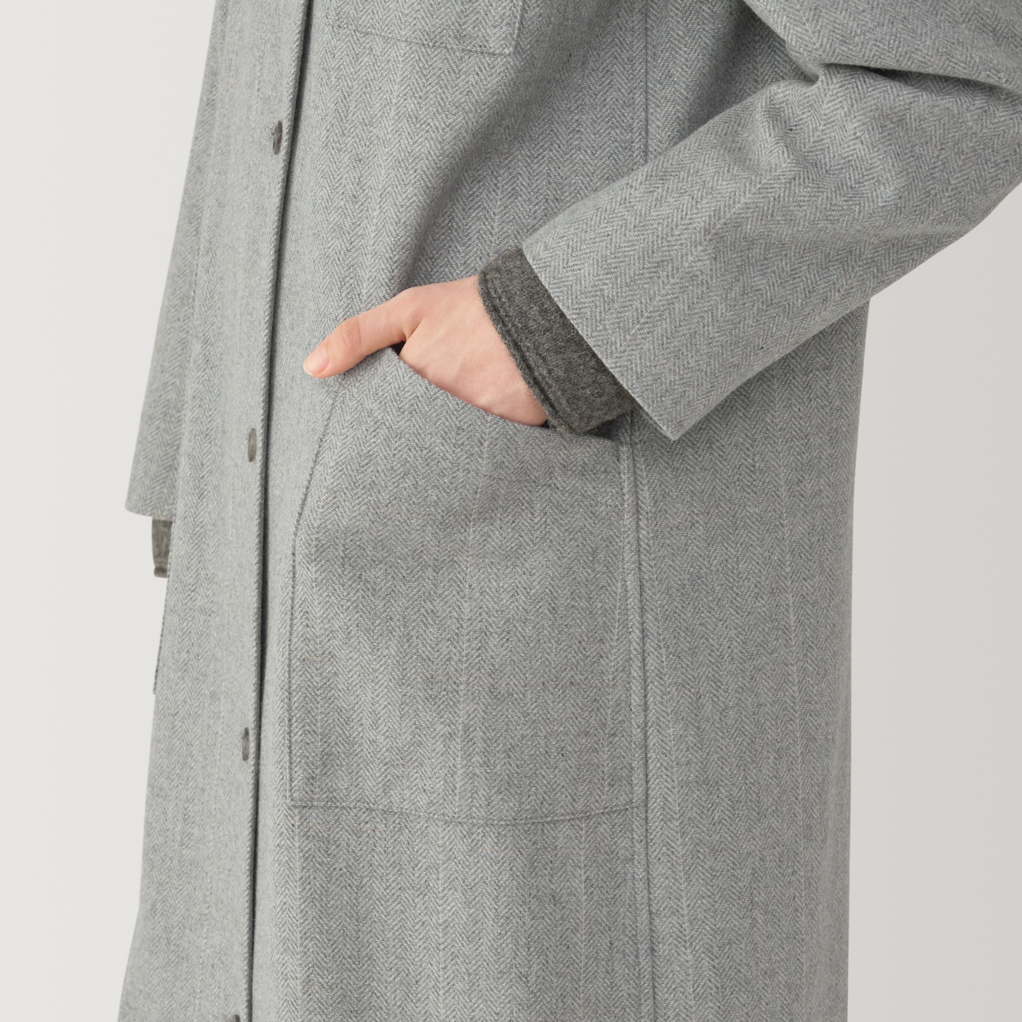 婦人 ウール混ロングコート | 無印良品