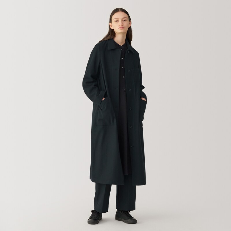 婦人 ウール混ロングコート | 無印良品