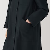 婦人　ウール混ロングコート