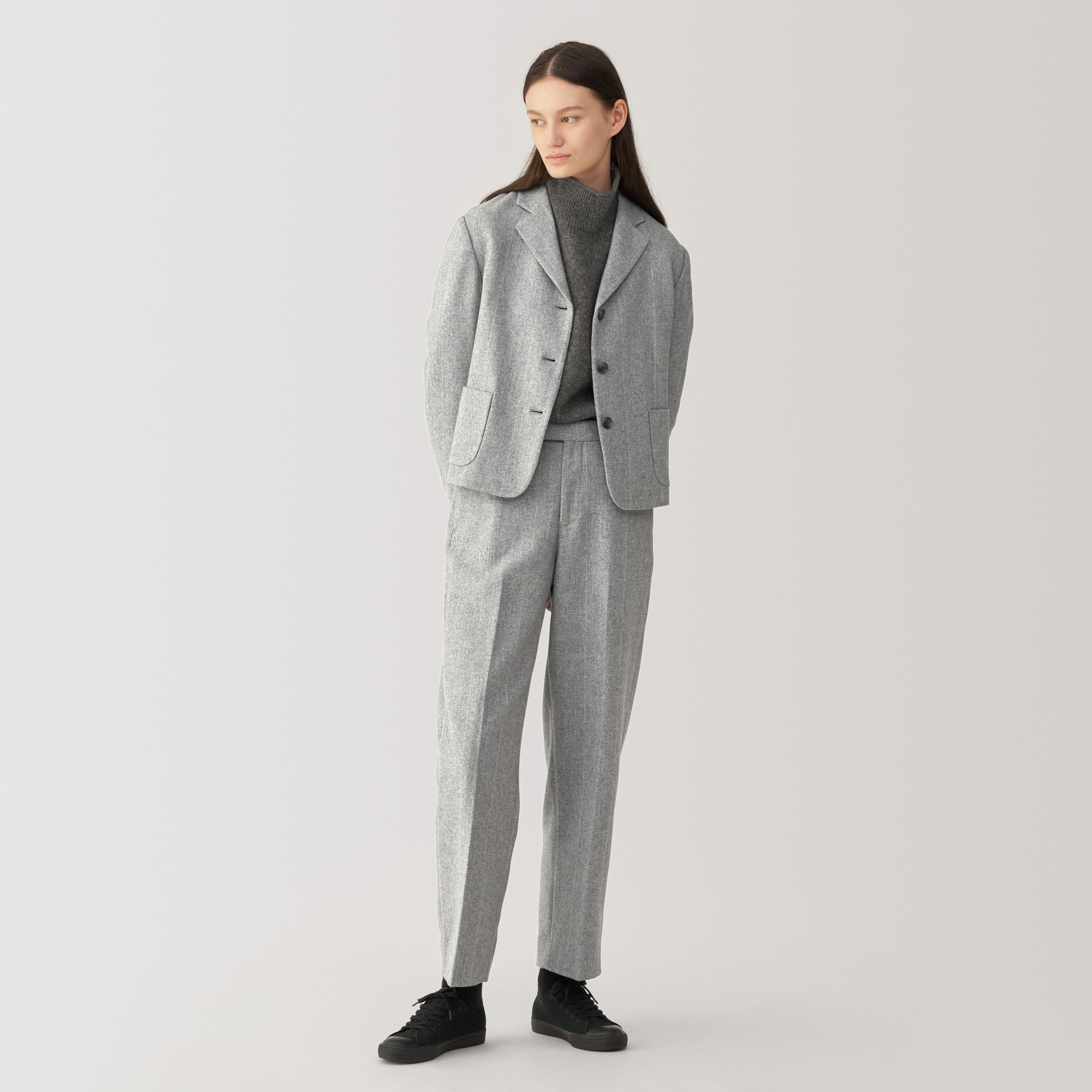 婦人　ウール混ジャケット