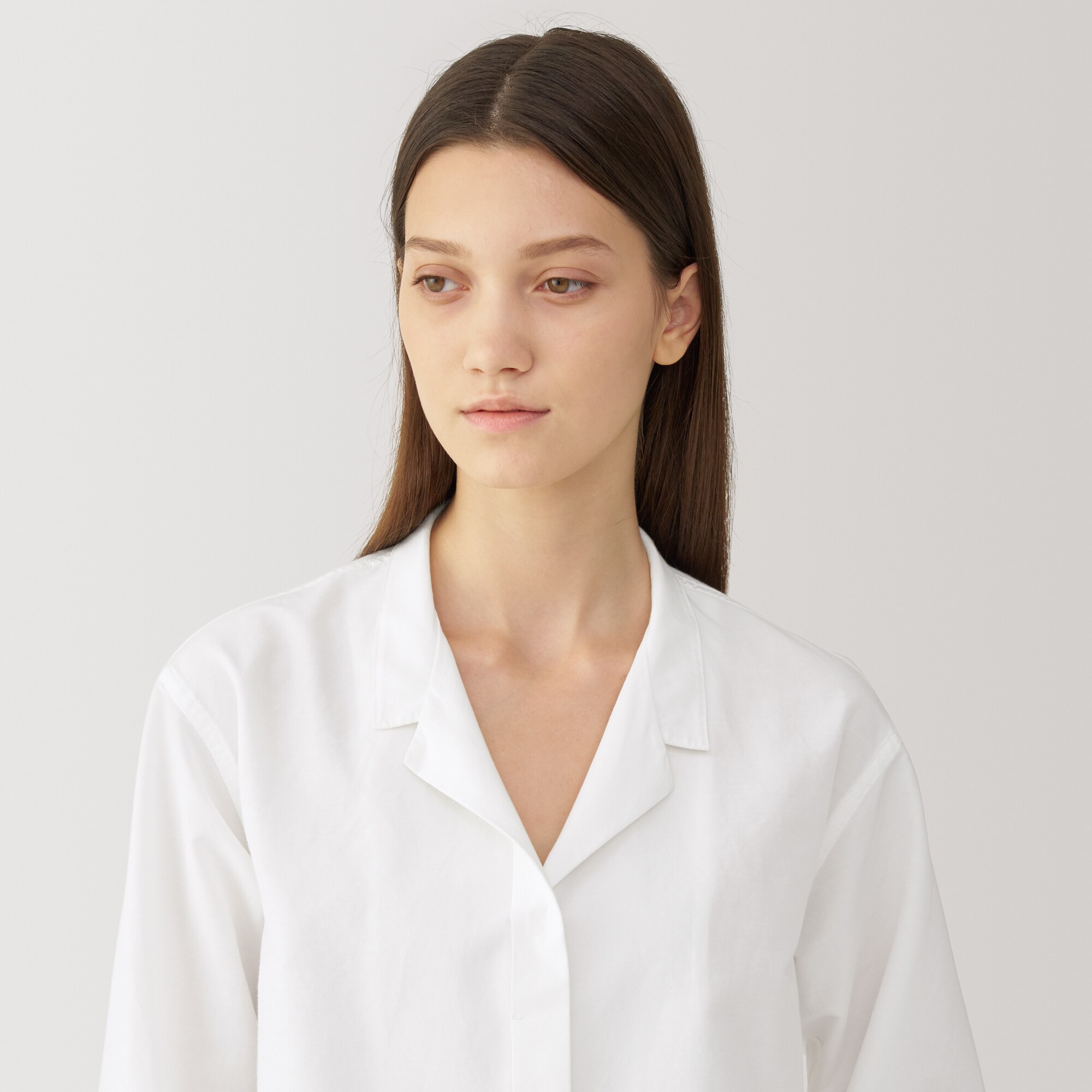 美良品
Gold Win ゴールドウィン ウエア 婦人 シルク混オープンカラーシャツ | 無印良品