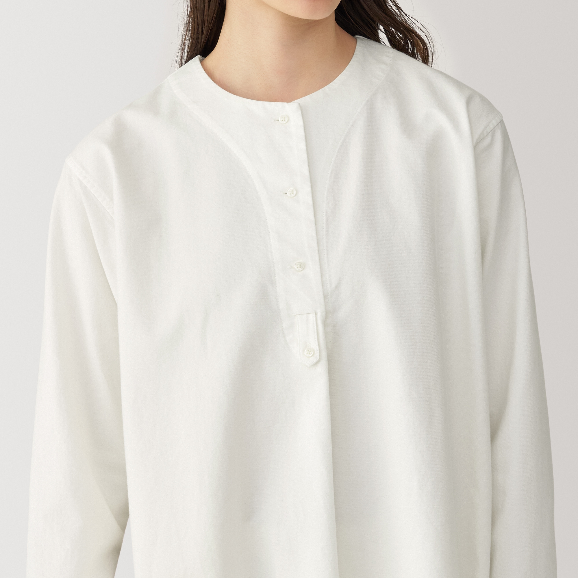 婦人　起毛ツイルブラウス