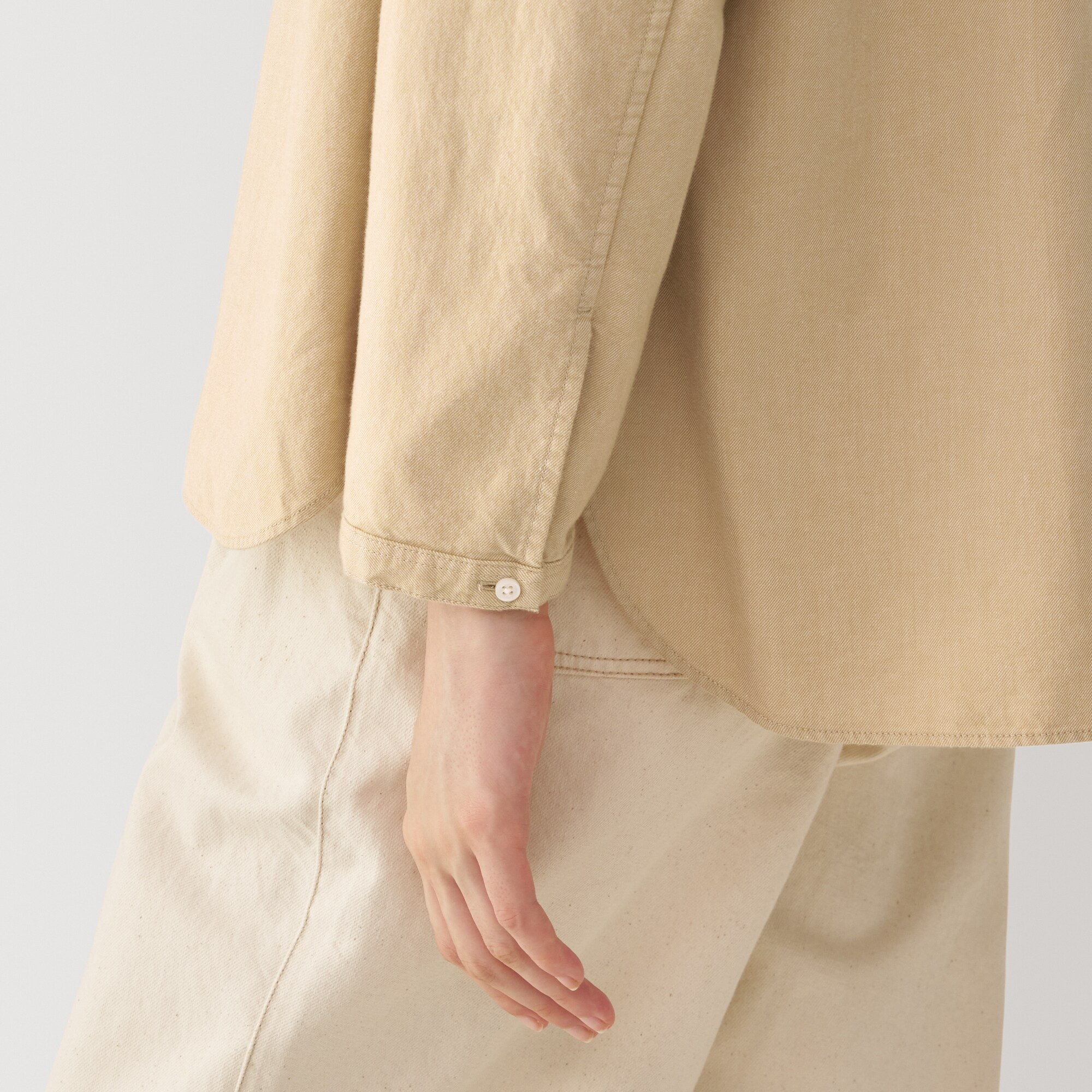 婦人　起毛ツイルブラウス