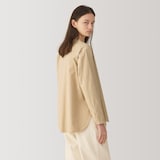 婦人　起毛ツイルブラウス