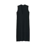 婦人　ダブルフェイスニットワンピース