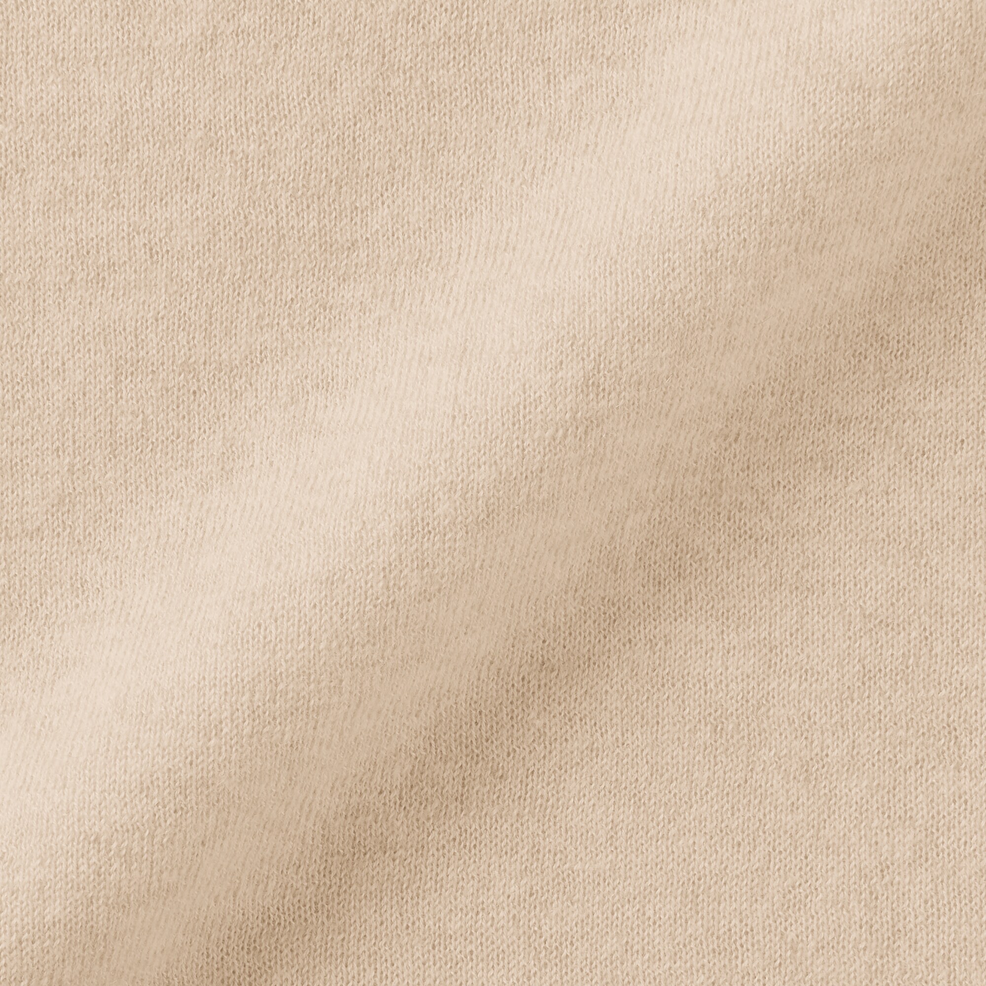 婦人　自然のまんまの色　カシミヤクルーネックセーター