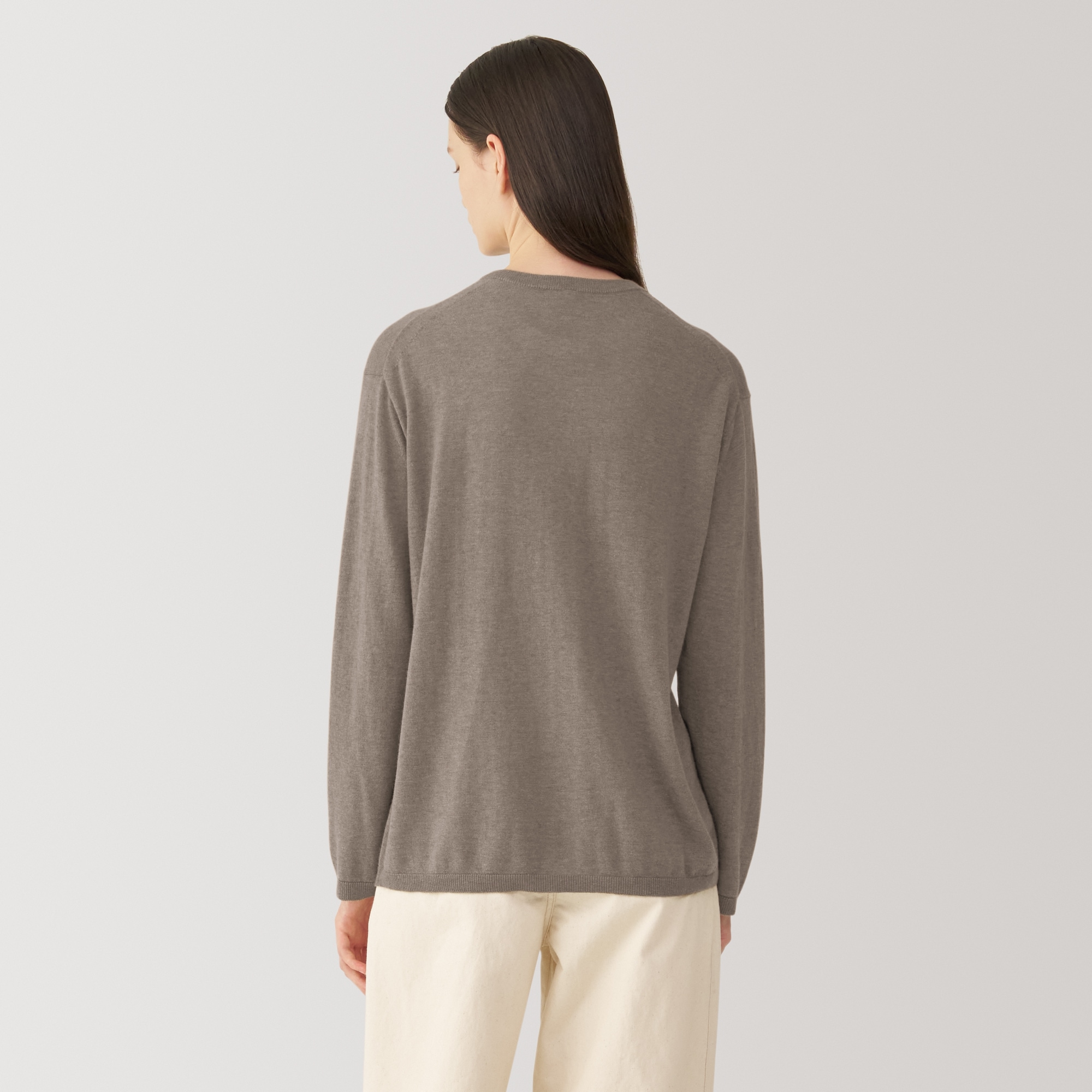 MUJI Labo 自然のまんま色カシミアクールネックセーター　Lサイズ MUJI Labo 自然のまんま色カシミアクールネックセーターLサイズ
