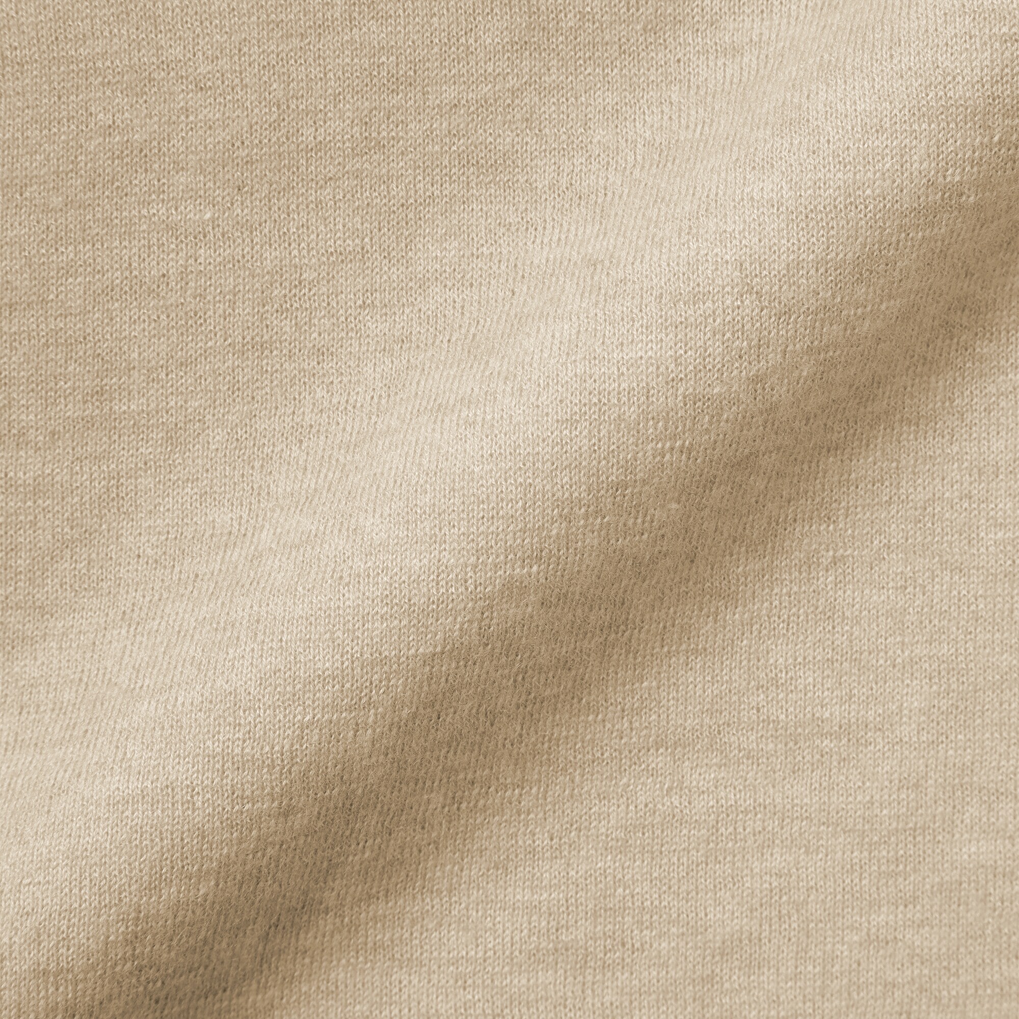 婦人　自然のまんまの色　カシミヤタートルネックセーター