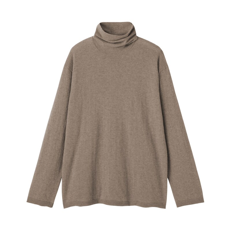 婦人 自然のまんまの色 カシミヤタートルネックセーター | 無印良品