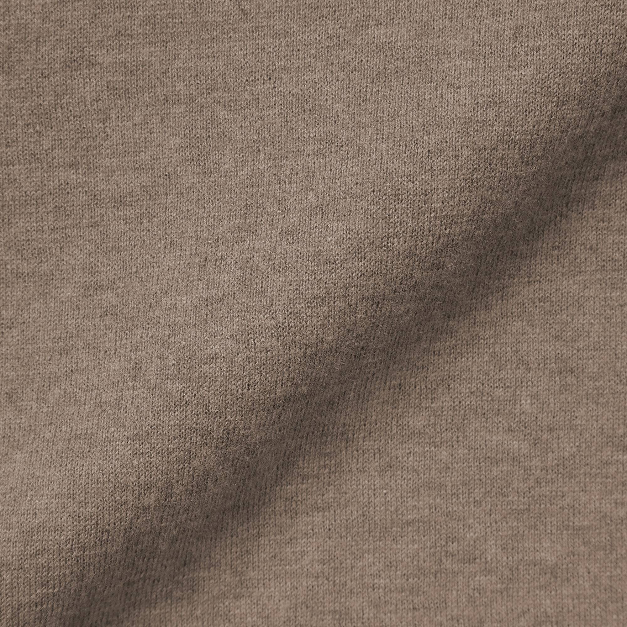 婦人　自然のまんまの色　カシミヤタートルネックセーター