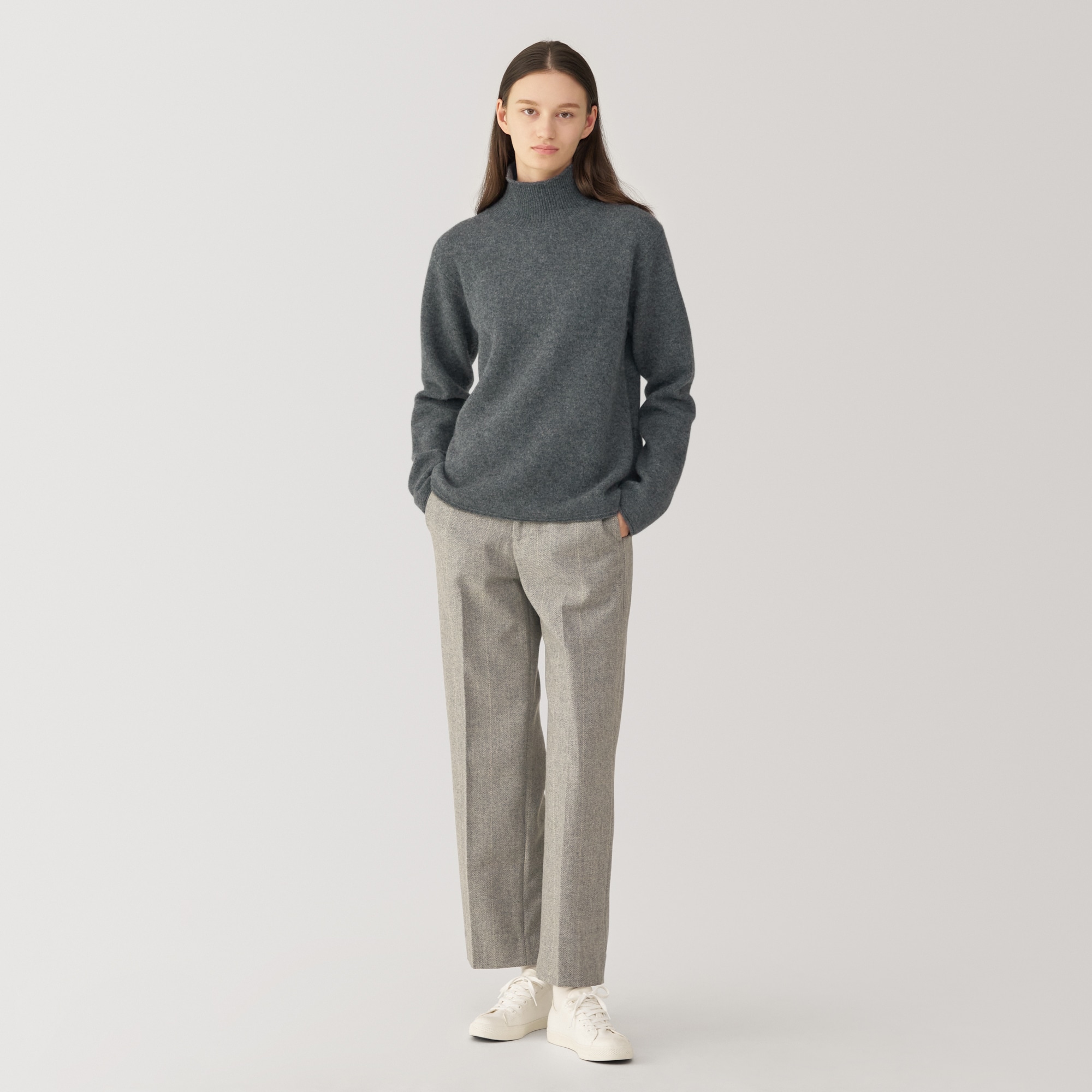 婦人 ウール混ロングコート | 無印良品