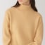 婦人　ヤク混タートルネックセーター