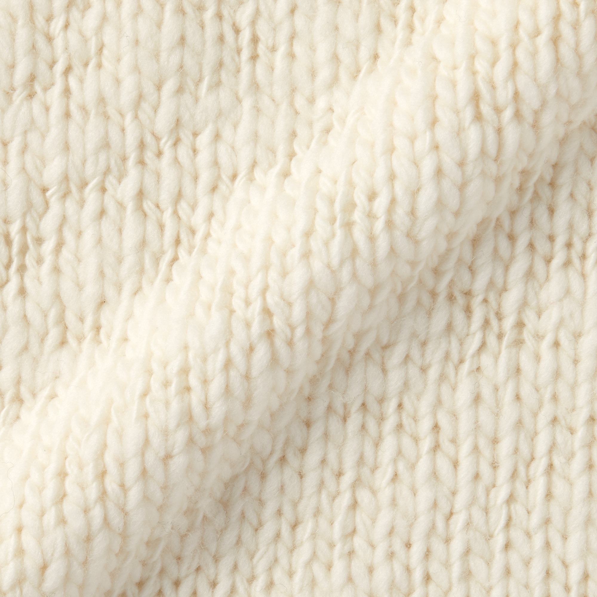 婦人　ウールローゲージ衿付きカーディガン