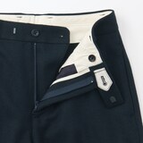 婦人　ウール混ストレートパンツ