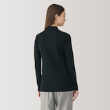 婦人　ダブルフェイスニットシャツ