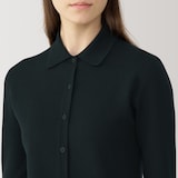 婦人　ダブルフェイスニットシャツ