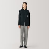 婦人　ダブルフェイスニットシャツ