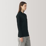 婦人　ダブルフェイスニットシャツ