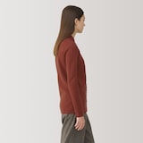 婦人　ダブルフェイスニットシャツ