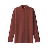 婦人　ダブルフェイスニットシャツ