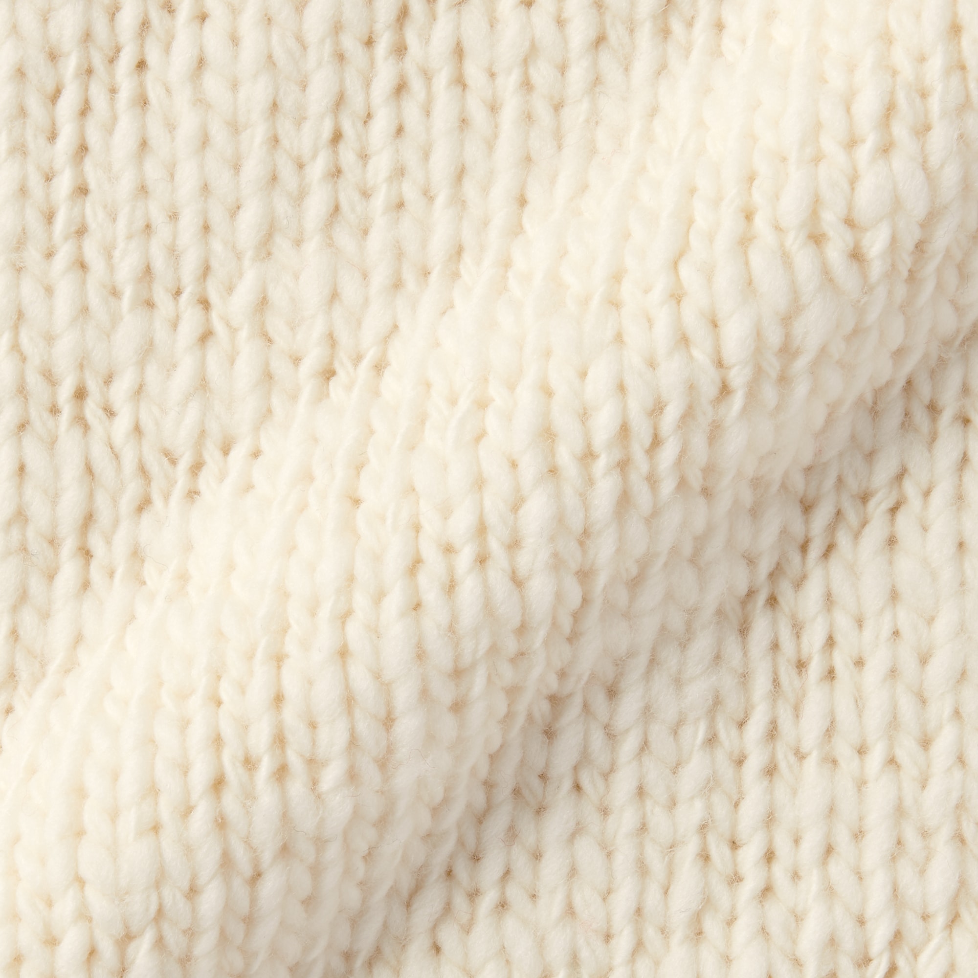 婦人　ウールローゲージクルーネックセーター