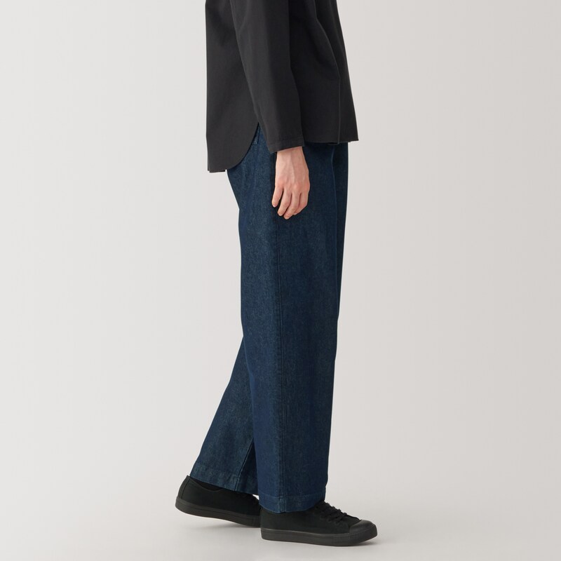 婦人 和紙混デニムパンツ | 無印良品