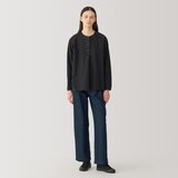 婦人　和紙混デニムパンツ